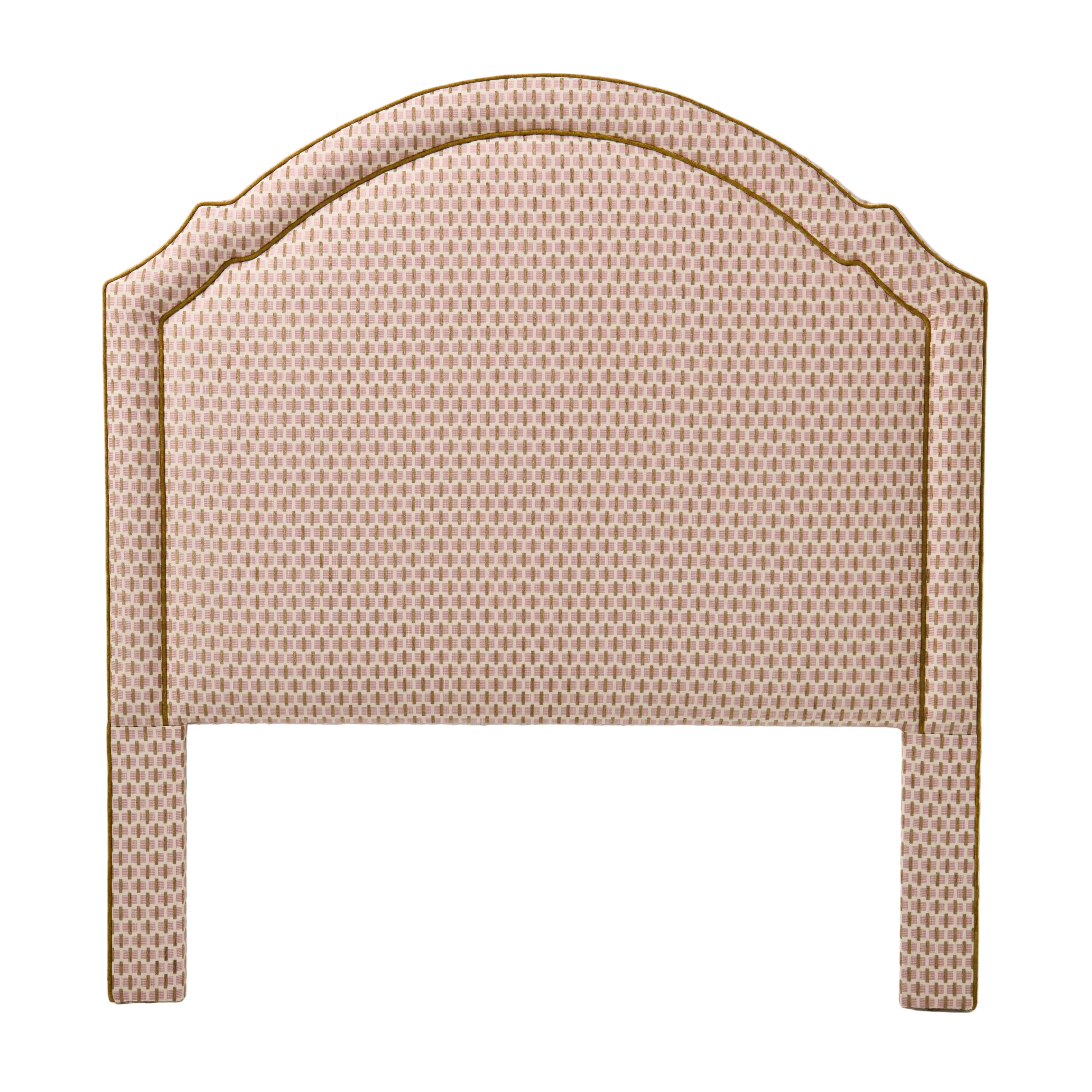 65” H Queen Headboard in Orchid Jacquard / Chenille Fabric
