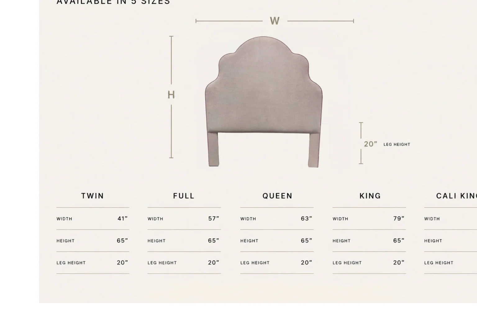 65āH Queen Headboard Only - Lilac Linen - Lavender Trim - Image 3