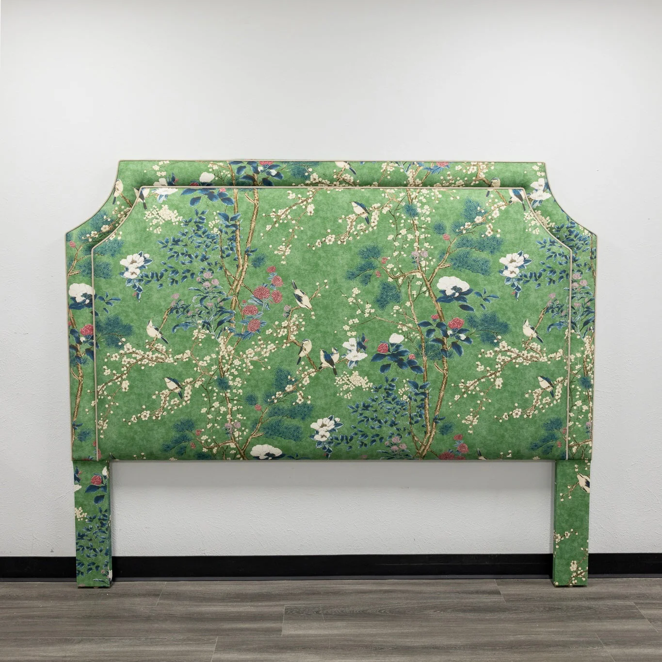 65"H Addison King Headboard in Katsura Thibaut Fabric - Beige Trim - Image 6