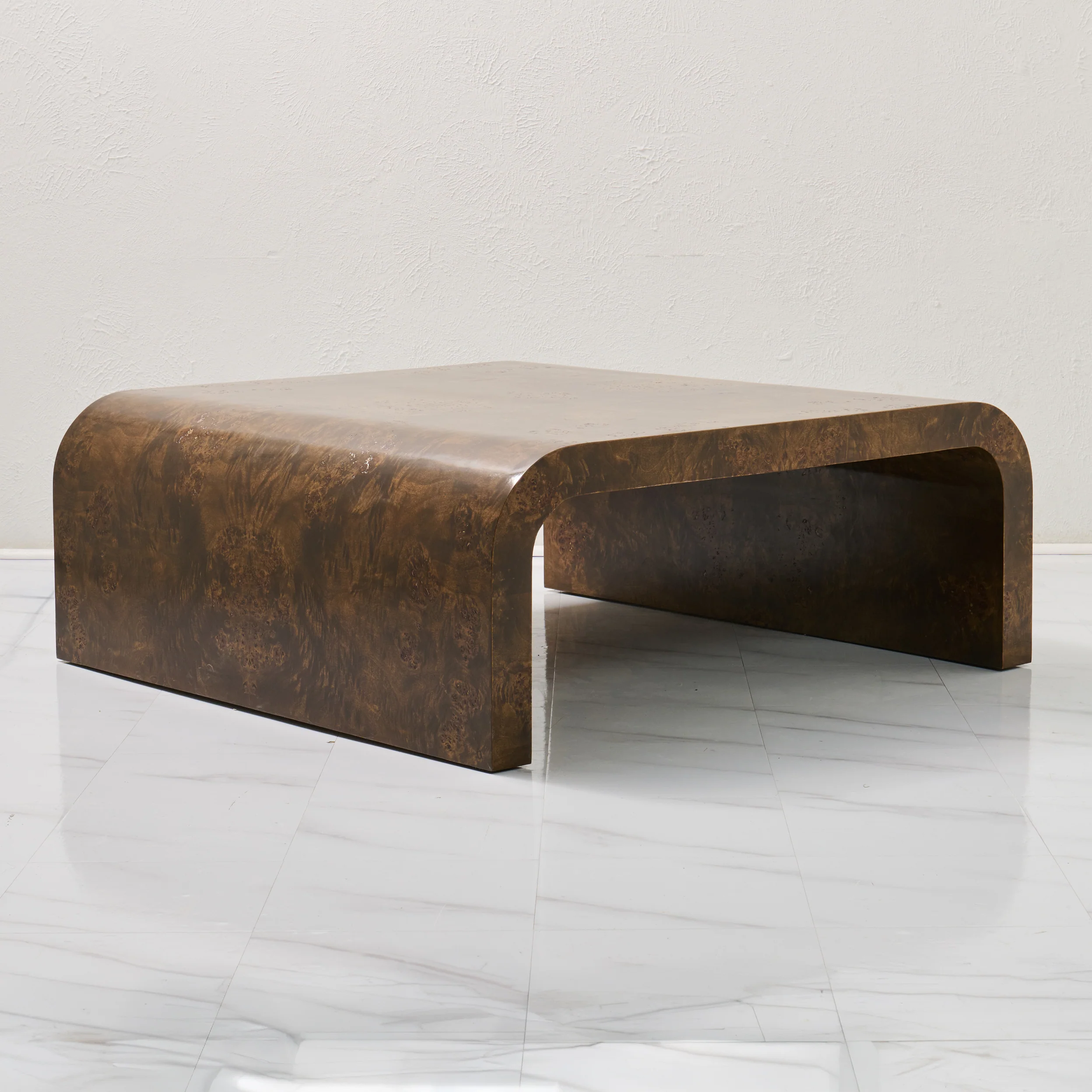 Custom Mappa Burlwood Coffee Table – Mocha Finish - Image 5
