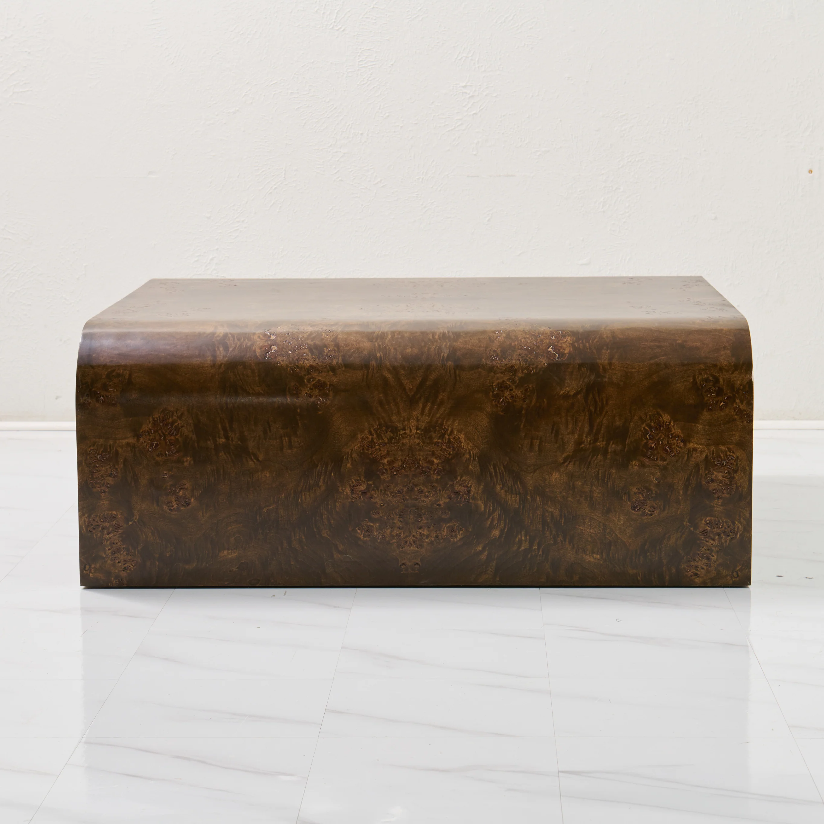 Custom Mappa Burlwood Coffee Table – Mocha Finish - Image 6