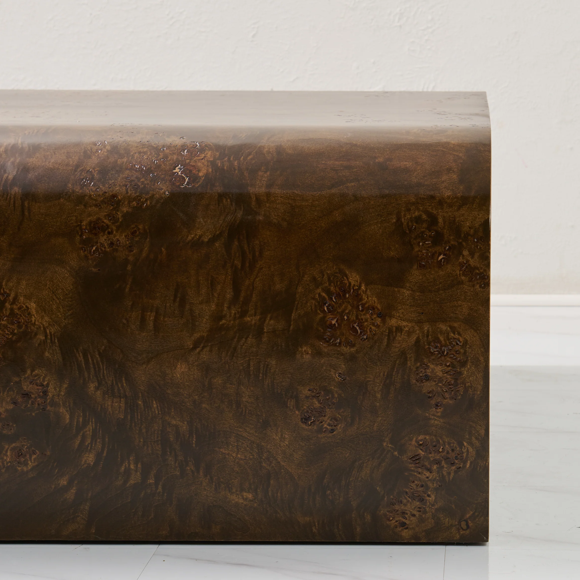 Custom Mappa Burlwood Coffee Table – Mocha Finish - Image 7