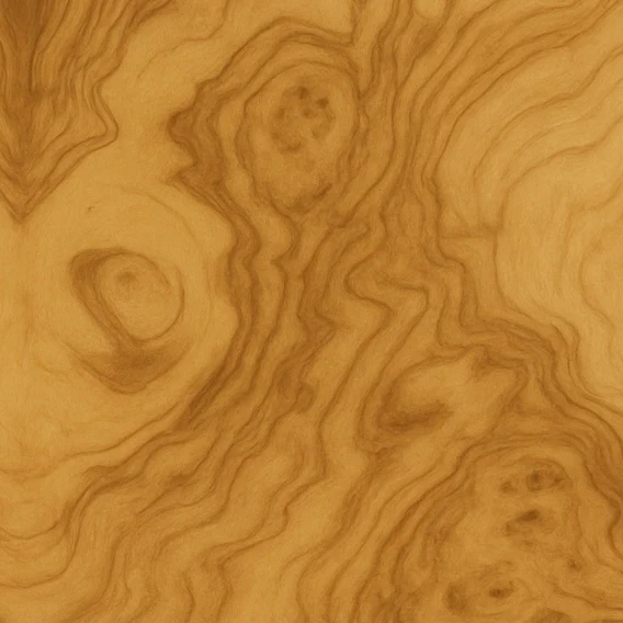 Custom Olive Ash Burlwood Coffee Table – Amber Finish - Image 5