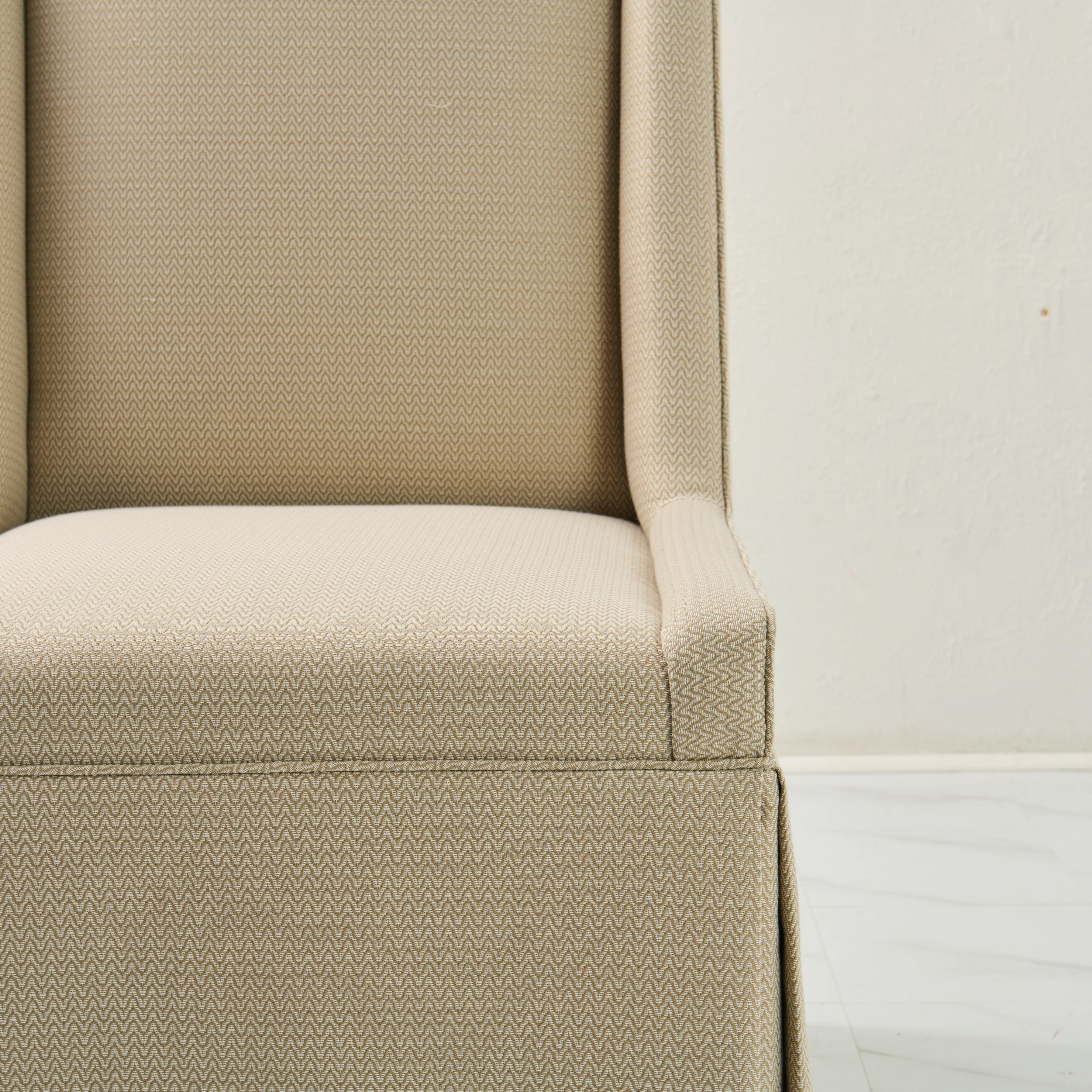 Custom Skirted Chairs in Performance Fabric - Image 6