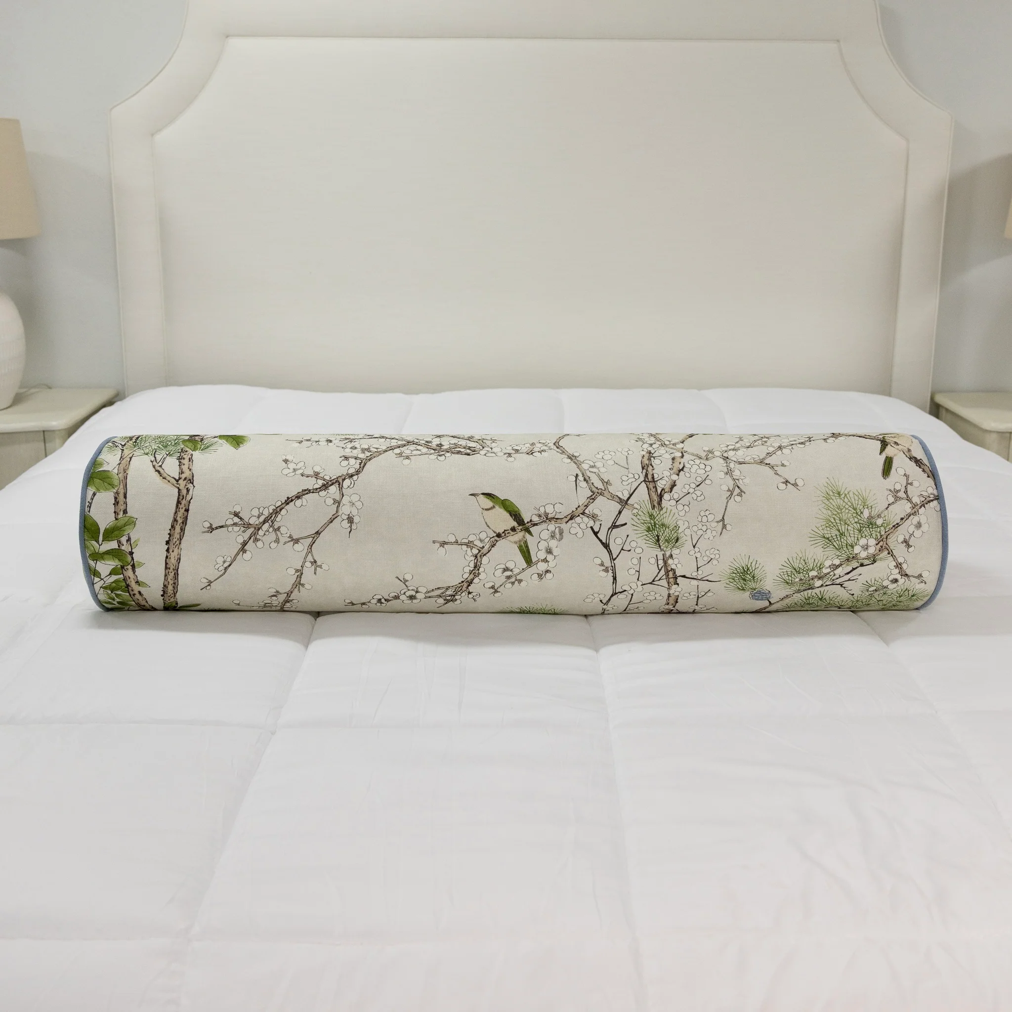 Katsura Handcrafted Bolster Pillow – Designer Decorative - Foam Insert - Image 5