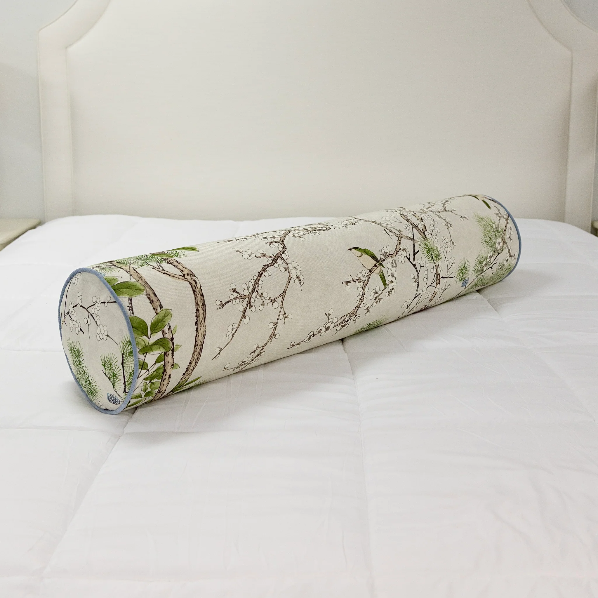 Katsura Handcrafted Bolster Pillow – Designer Decorative - Foam Insert - Image 6