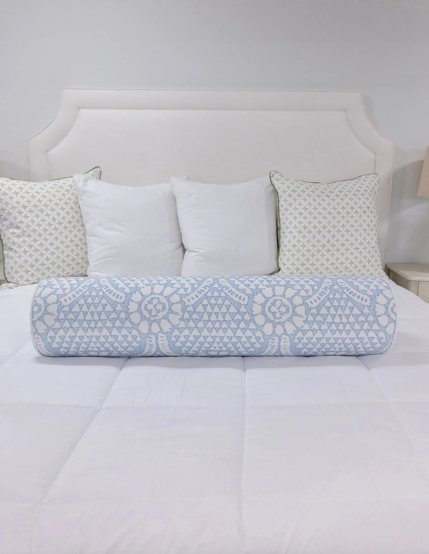 Handcrafted Bolster Pillow – Designer Decorative - Foam Insert - Image 3