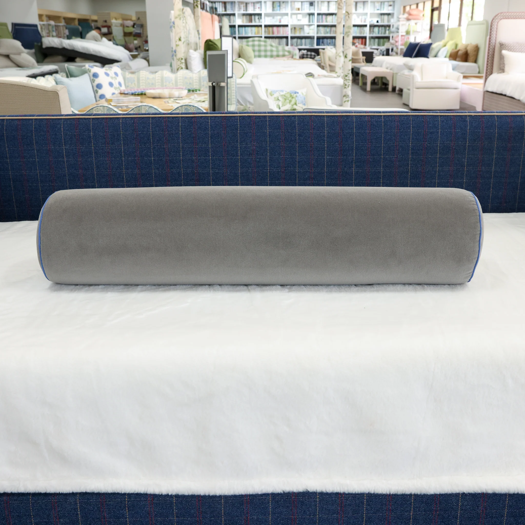 Handcrafted Bolster Pillow – Designer Decorative - Foam Insert - Image 3