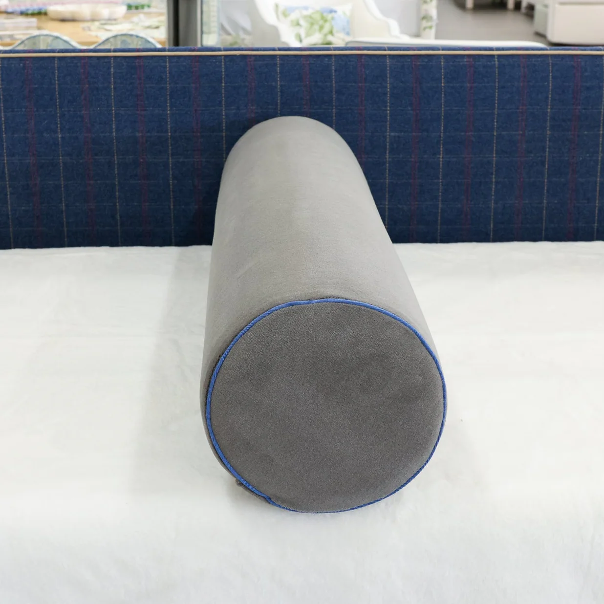 Handcrafted Bolster Pillow – Designer Decorative - Foam Insert - Image 4