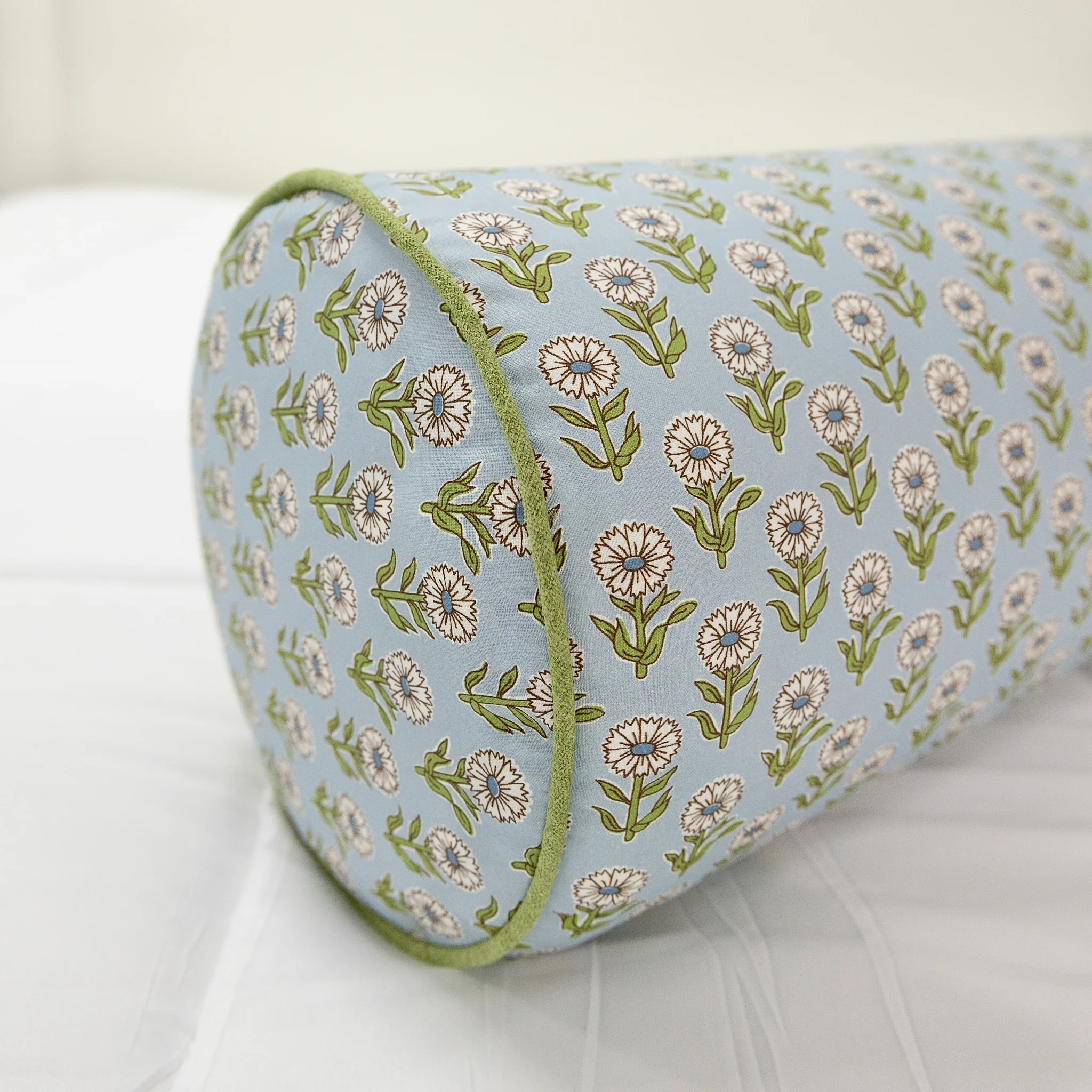 Schumacher Bolster Pillow – Designer Decorative - Foam Insert - Image 3