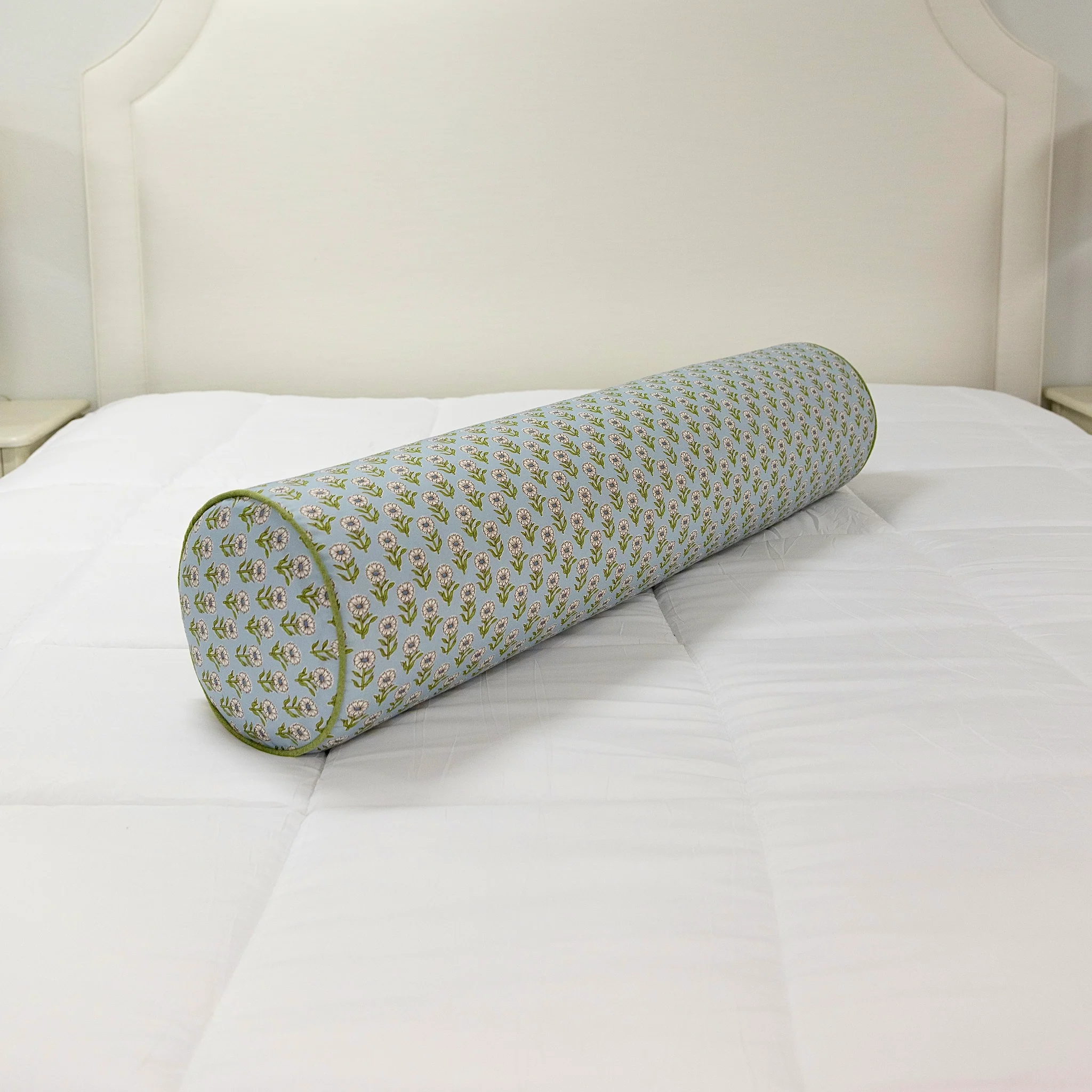 Schumacher Bolster Pillow – Designer Decorative - Foam Insert - Image 5