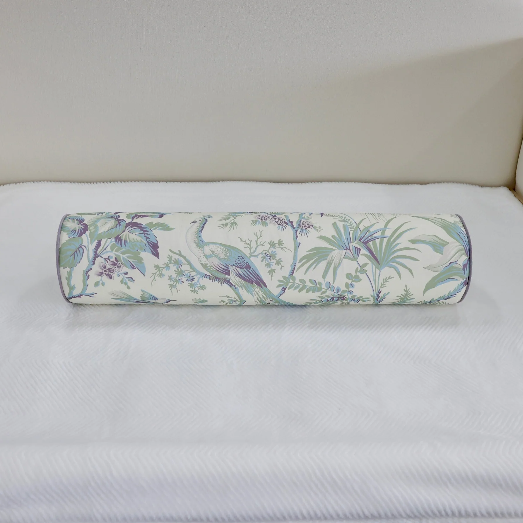 Handcrafted Bolster Pillow – Designer Decorative - Foam Insert - Image 3