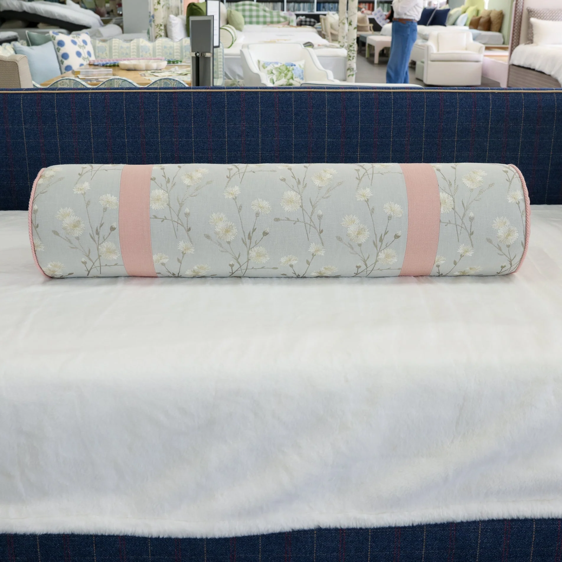Handcrafted Bolster Pillow – Designer Decorative - Foam Insert - Image 7