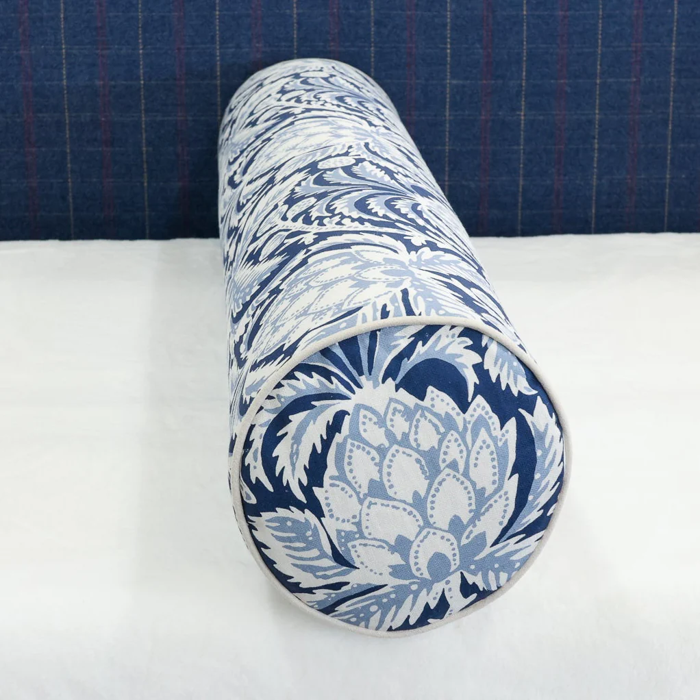 Handcrafted Bolster Pillow – Designer Decorative - Foam Insert - Image 3