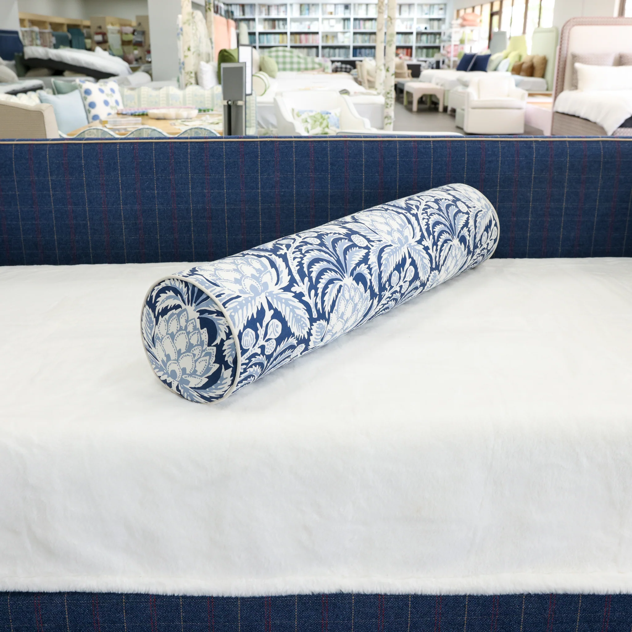 Handcrafted Bolster Pillow – Designer Decorative - Foam Insert - Image 6