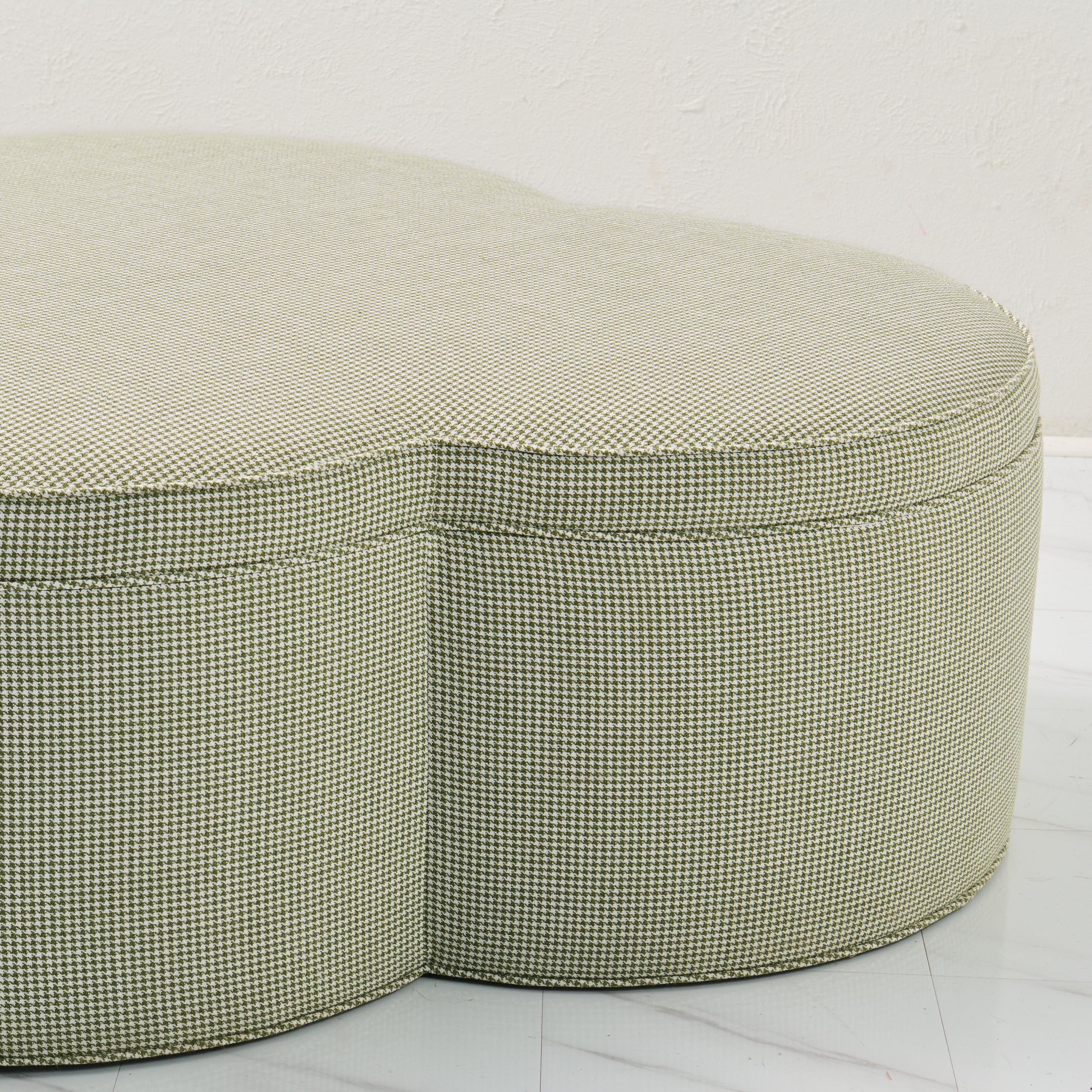 Handcrafted Clover Ottoman - Image 3
