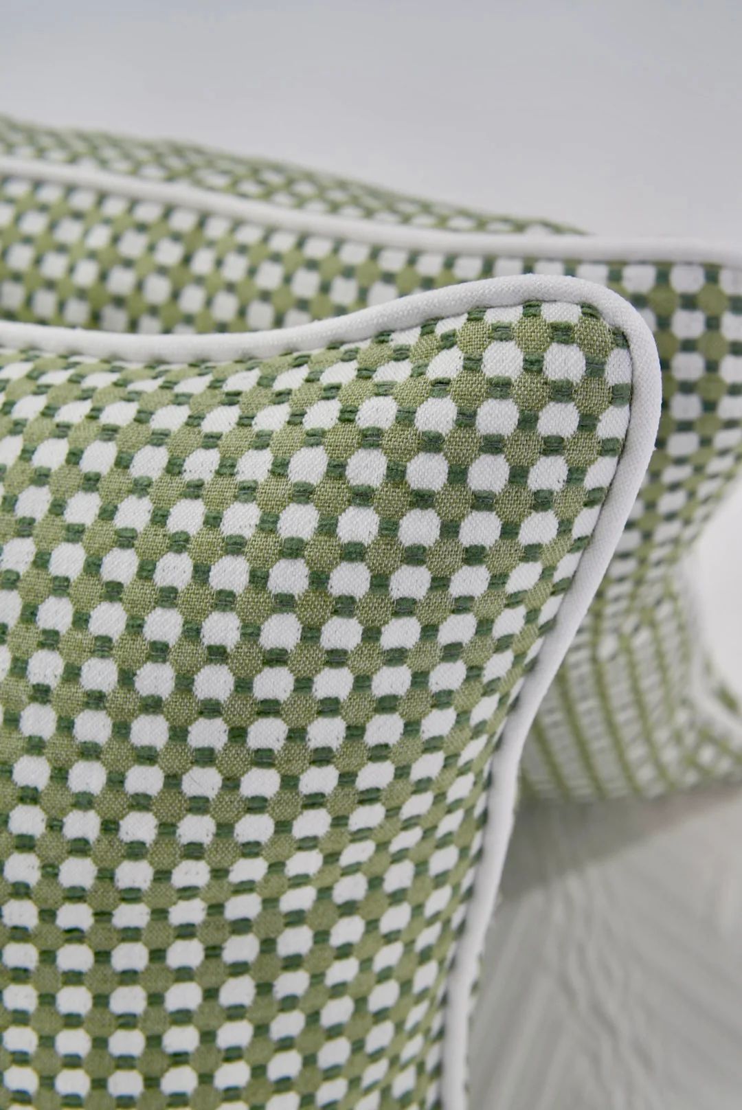 Handcrafted Throw Lumbar Pillows – Darcy Thibaut Fabric - 50% Down Feather - Image 4