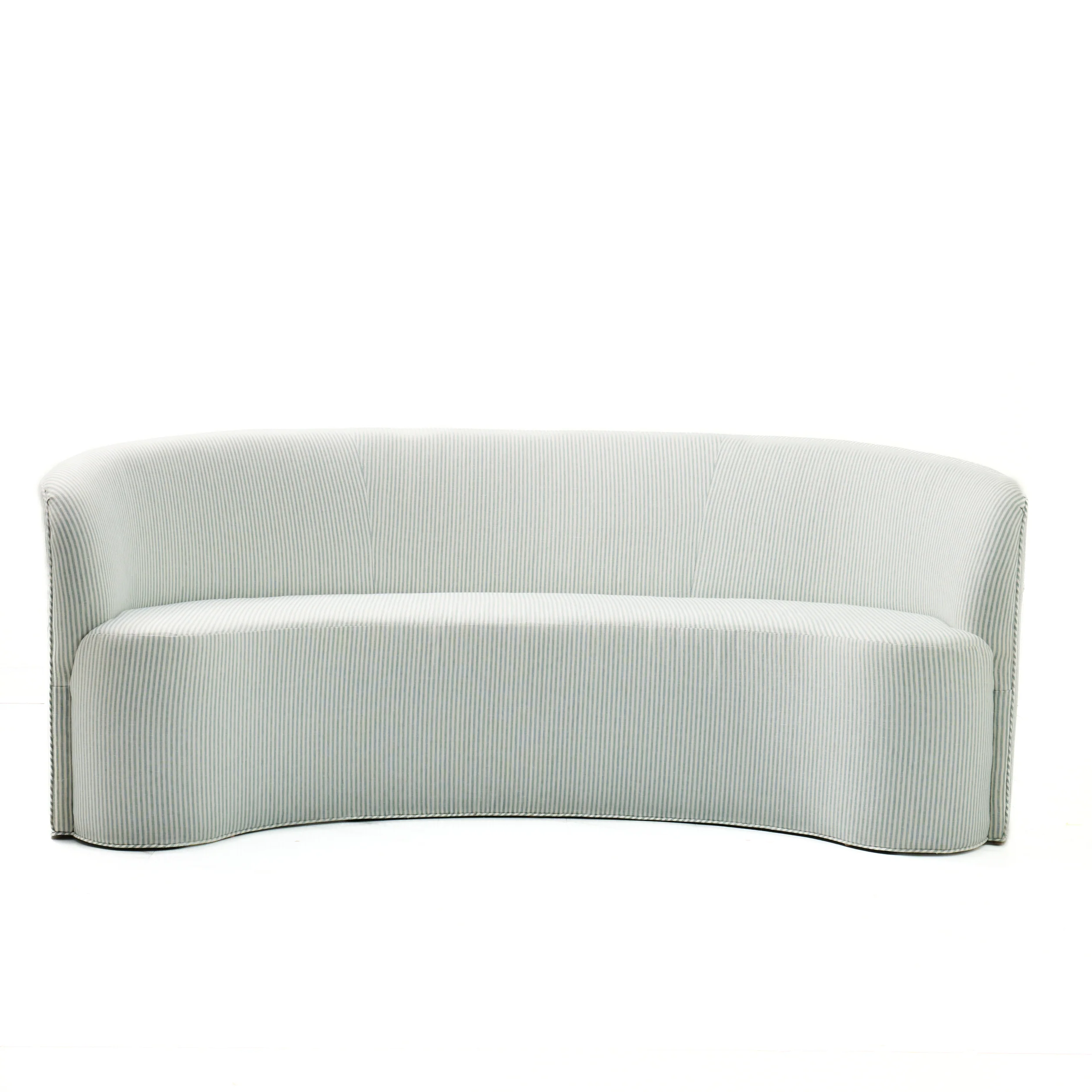Luxe Sofa in Pierre Frey Upholstery Linen Fabric – Custom Built, In Stock