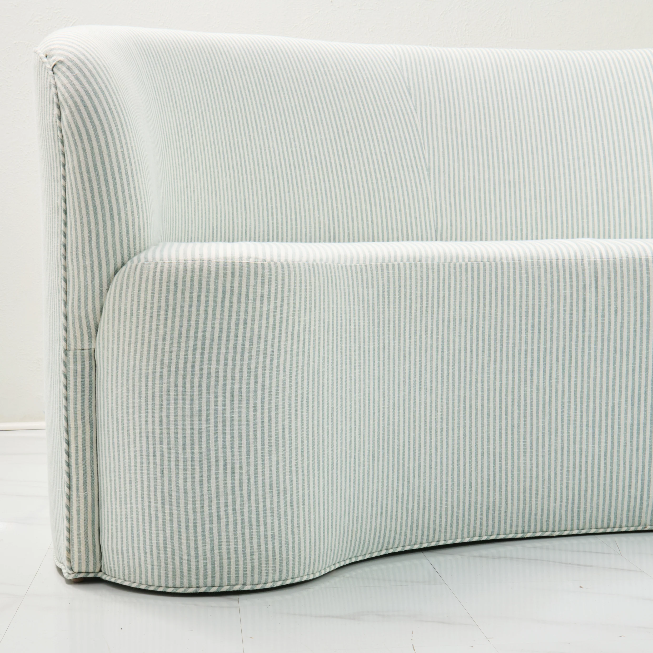 Luxe Sofa in Pierre Frey Upholstery Linen Fabric – Custom Built, In Stock - Image 4