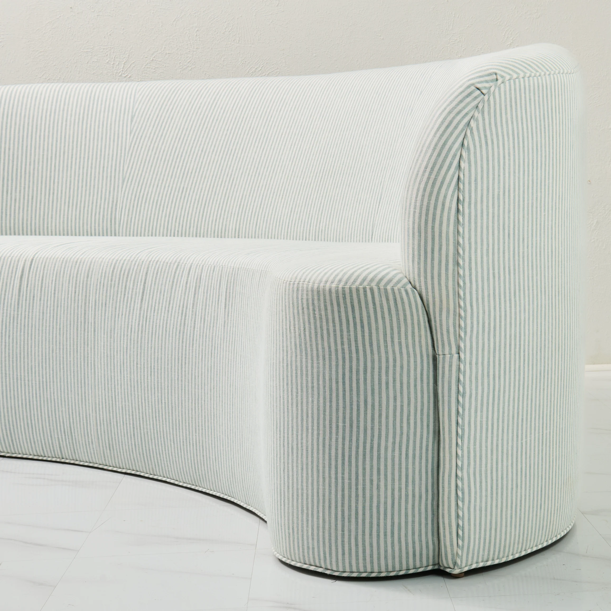 Luxe Sofa in Pierre Frey Upholstery Linen Fabric – Custom Built, In Stock - Image 5